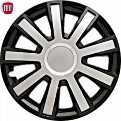 Kołpaki Samochodowe Flash 14" Fiat (czerwone) + Emblemat