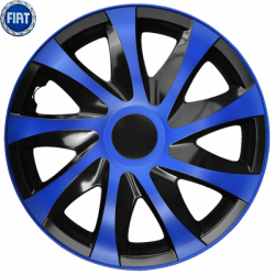 Kołpaki Samochodowe Draco 16" Fiat (niebieskie) + Emblemat