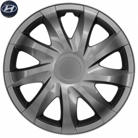 Kołpaki Samochodowe Draco 13" Hyundai + Emblemat