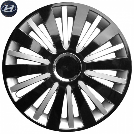 Kołpaki Samochodowe Falcon 15" Hyundai + Emblemat