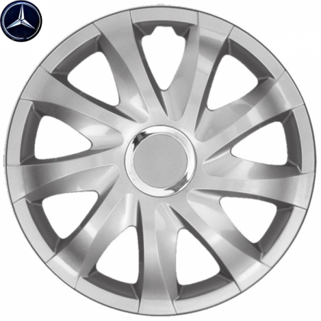 Kołpaki Samochodowe Drift 13" Mercedes + Emblemat