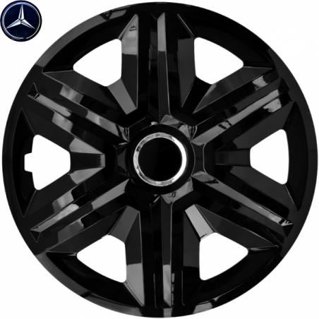 Kołpaki Samochodowe Fast 14" Mercedes + Emblemat