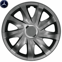 Kołpaki Samochodowe Drift 16" Mercedes + Emblemat