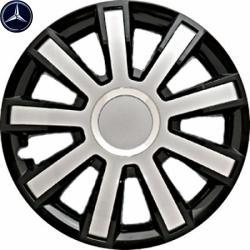 Kołpaki Samochodowe Flash 16" Mercedes + Emblemat