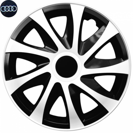 Kołpaki Samochodowe Draco 15" Audi + Emblemat