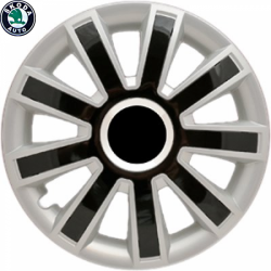 Kołpaki Samochodowe Flash 15" Skoda + Emblemat