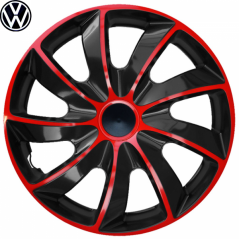 Kołpaki Samochodowe Quad 14" Volkswagen + Emblemat