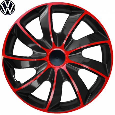 Kołpaki Samochodowe Quad 16" Volkswagen + Emblemat